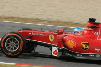 World © Octane Photographic Ltd. Saturday 10th May 2014. Circuit de Catalunya - Spain - Formula 1 Practice 3. Scuderia Ferrari F14T - Fernando Alonso. Digital Ref: 0935lb1d7271