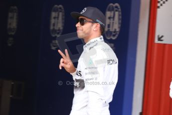 World © Octane Photographic Ltd. Saturday 10th May 2014. Circuit de Catalunya - Spain - Formula 1 Qualifying. Mercedes AMG Petronas F1 W05 Hybrid – Lewis Hamilton. Digital Ref: 0936cb7d0008