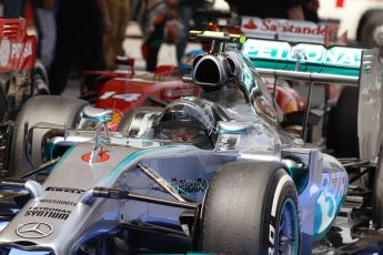 World © Octane Photographic Ltd. Saturday 10th May 2014. Circuit de Catalunya - Spain - Formula 1 Qualifying. Mercedes AMG Petronas F1 W05 Hybrid - Nico Rosberg. Digital Ref: 0936cb7d9882