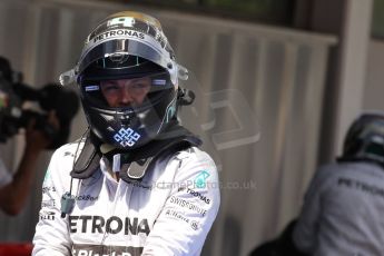 World © Octane Photographic Ltd. Saturday 10th May 2014. Circuit de Catalunya - Spain - Formula 1 Qualifying. Mercedes AMG Petronas F1 W05 Hybrid - Nico Rosberg. Digital Ref: 0936cb7d9893