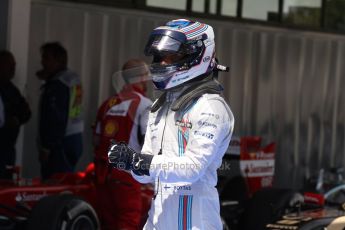 World © Octane Photographic Ltd. Saturday 10th May 2014. Circuit de Catalunya - Spain - Formula 1 Qualifying. Williams Martini Racing FW36 – Valtteri Bottas Digital Ref: 0936cb7d9962