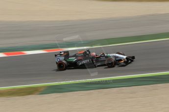 World © Octane Photographic Ltd. Saturday 10th May 2014. Circuit de Catalunya - Spain - Formula 1 Qualifying. Sahara Force India VJM07 – Nico Hulkenburg. Digital Ref : 0936lb1d3966