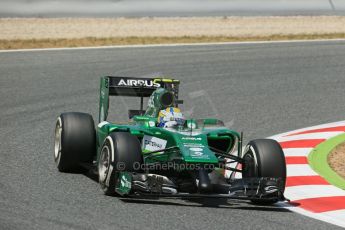 World © Octane Photographic Ltd. Saturday 10th May 2014. Circuit de Catalunya - Spain - Formula 1 Qualifying. Caterham F1 Team CT05 – Marcus Ericsson. Digital Ref: 0936lb1d7526