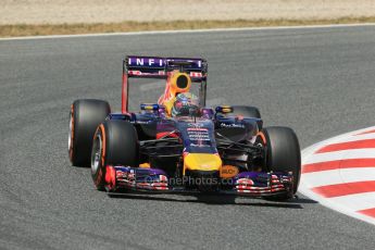 World © Octane Photographic Ltd. Saturday 10th May 2014. Circuit de Catalunya - Spain - Formula 1 Qualifying. Infiniti Red Bull Racing RB10 - Sebastian Vettel. Digital Ref: 0936lb1d7541