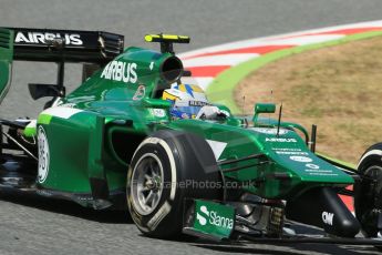 World © Octane Photographic Ltd. Saturday 10th May 2014. Circuit de Catalunya - Spain - Formula 1 Qualifying. Caterham F1 Team CT05 – Marcus Ericsson. Digital Ref: 0936lb1d7583