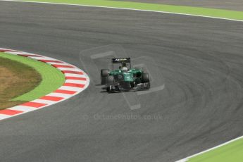 World © Octane Photographic Ltd. Saturday 10th May 2014. Circuit de Catalunya - Spain - Formula 1 Qualifying. Caterham F1 Team CT05 – Marcus Ericsson. Digital Ref: 0936lb1d7619