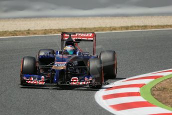 World © Octane Photographic Ltd. Saturday 10th May 2014. Circuit de Catalunya - Spain - Formula 1 Qualifying. Scuderia Toro Rosso STR9 - Jean-Eric Vergne. Digital Ref: 0936lb1d7668