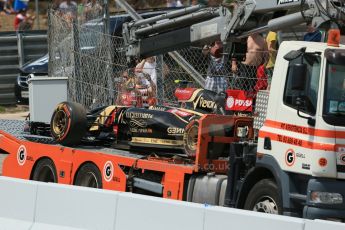 World © Octane Photographic Ltd. Saturday 10th May 2014. Circuit de Catalunya - Spain - Formula 1 Qualifying. Lotus F1 Team E22 – Pastor Maldonado. Digital Ref: 0936lb1d7766