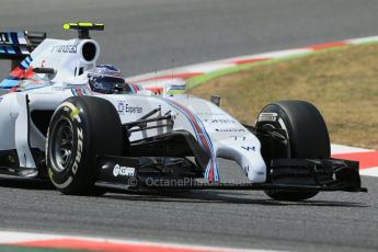 World © Octane Photographic Ltd. Saturday 10th May 2014. Circuit de Catalunya - Spain - Formula 1 Qualifying. Williams Martini Racing FW36 – Valtteri Bottas Digital Ref: 0936lb1d7788