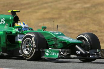 World © Octane Photographic Ltd. Saturday 10th May 2014. Circuit de Catalunya - Spain - Formula 1 Qualifying. Caterham F1 Team CT05 – Marcus Ericsson. Digital Ref: 0936lb1d7835