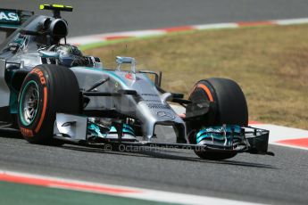 World © Octane Photographic Ltd. Saturday 10th May 2014. Circuit de Catalunya - Spain - Formula 1 Qualifying. Mercedes AMG Petronas F1 W05 Hybrid – Lewis Hamilton. Digital Ref: 0936lb1d7888