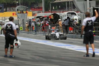 World © Octane Photographic Ltd. Saturday 10th May 2014. Circuit de Catalunya - Spain - Formula 1 Qualifying. Williams Martini Racing FW36 – Valtteri Bottas Digital Ref: 0936lb1d8006