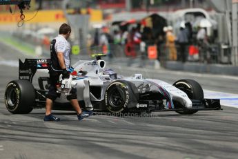 World © Octane Photographic Ltd. Saturday 10th May 2014. Circuit de Catalunya - Spain - Formula 1 Qualifying. Williams Martini Racing FW36 – Valtteri Bottas Digital Ref: 0936lb1d8013