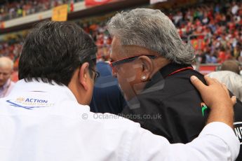 World © Octane Photographic Ltd. Sunday 11th May 2014. Circuit de Catalunya - Spain - Formula 1 Driver Parade. Sahara Force India boss - Vijay Mallya, Digital Ref :