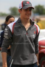 World © Octane Photographic Ltd. Sunday 11th May 2014. Circuit de Catalunya - Spain - Formula 1 Driver Parade. Sauber C33 - Esteban Gutierrez. Digital Ref: