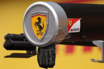 World © Octane Photographic Ltd. Sunday 11th May 2014. Circuit de Catalunya, Barcelona, Spain. Ferrari gantry. Digital Ref :