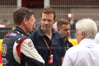 World © Octane Photographic Ltd. Sunday 11th May 2014. Circuit de Catalunya, Barcelona, Spain. F1/GP2/GP3 Mercedes SLS AMG Safety Car with Herbie Blash, Alexander Wurz and Berndt Maylander. Digital Ref :