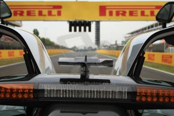 World © Octane Photographic Ltd. Sunday 11th May 2014. Circuit de Catalunya, Barcelona, Spain. F1/GP2/GP3 Mercedes SLS AMG Safety Car. Digital Ref :