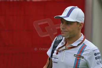 World © Octane Photographic Ltd. Sunday 11th May 2014. Circuit de Catalunya - Spain - Formula 1 Paddock. Williams Martini Racing FW36 – Valtteri Bottas Digital Ref: