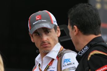 World © Octane Photographic Ltd. Sunday 11th May 2014. Circuit de Catalunya - Spain - Formula 1 Paddock. Sauber C33 – Adrian Sutil. Digital Ref: