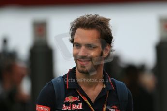 World © Octane Photographic Ltd. Sunday 11th May 2014. Circuit de Catalunya - Spain - Formula 1 Paddock. Scuderia Toro Rosso STR9 - Jean-Eric Vergne. Digital Ref: