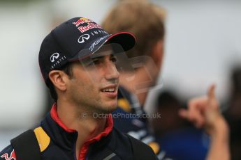 World © Octane Photographic Ltd. Sunday 11th May 2014. Circuit de Catalunya - Spain - Formula 1 Paddock. Infiniti Red Bull Racing RB10 – Daniel Ricciardo. Digital Ref: