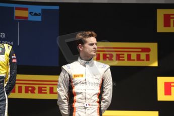 World © Octane Photographic Ltd. Sunday 11th May 2014. GP2 Race 2 – Circuit de Catalunya, Barcelona, Spain. Tom Dillmann (3rd) - Arden International. Digital Ref :