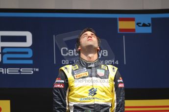 World © Octane Photographic Ltd. Sunday 11th May 2014. GP2 Race 2 – Circuit de Catalunya, Barcelona, Spain. Felipe Nasr - Carlin. Digital Ref :