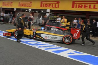 World © Octane Photographic Ltd. Sunday 11th May 2014. GP2 Race 2 – Circuit de Catalunya, Barcelona, Spain. Jolyon Palmer - DAMS. Digital Ref :