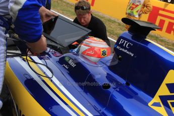 World © Octane Photographic Ltd. Sunday 11th May 2014. GP2 Race 2 – Circuit de Catalunya, Barcelona, Spain. Felipe Nasr - Carlin. Digital Ref :