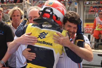 World © Octane Photographic Ltd. Sunday 11th May 2014. GP2 Race 2 – Circuit de Catalunya, Barcelona, Spain. Felipe Nasr - Carlin. Digital Ref :