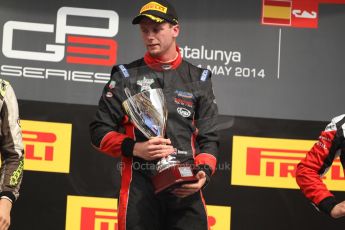 World © Octane Photographic Ltd. Sunday 11th May 2014. GP3 Race 2 – Circuit de Catalunya, Barcelona, Spain. Dean Stoneman (1st) - Marussia Manor Racing. Digital Ref : 0940cb7d0695