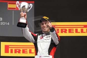 World © Octane Photographic Ltd. Sunday 11th May 2014. GP3 Race 2 – Circuit de Catalunya, Barcelona, Spain. Dino Zamparelli (3rd) - ART Grand Prix. Digital Ref : 0940cb7d0700