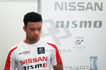 World © Octane Photographic Ltd. Thursday 8th May 2014. GP3 Paddock – Circuit de Catalunya, Barcelona, Spain. Jann Mardenborough - Arden International. Digital Ref : 0923cb1d2832