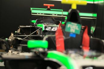 World © Octane Photographic Ltd. Thursday 8th May 2014. GP3 Paddock – Circuit de Catalunya, Barcelona, Spain. Alfonso Celis jr - Status Grand Prix. Digital Ref : 0923cb1d2864