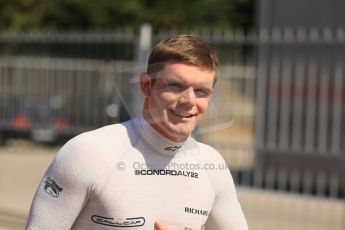 World © Octane Photographic Ltd. Thursday 8th May 2014. GP2 Paddock – Circuit de Catalunya, Barcelona, Spain. Conor Daly - Venezuela GP Lazarus. Digital Ref : 0923cb1d2903