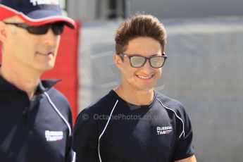 World © Octane Photographic Ltd. Thursday 8th May 2014. GP2 Paddock – Circuit de Catalunya, Barcelona, Spain. Mitch Evans - RT Russian Time. Digital Ref : 0923cb1d2935