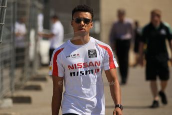 World © Octane Photographic Ltd. Thursday 8th May 2014. GP3 Paddock – Circuit de Catalunya, Barcelona, Spain. Jann Mardenborough - Arden International. Digital Ref : 0923cb1d2951