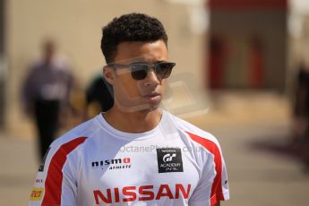 World © Octane Photographic Ltd. Thursday 8th May 2014. GP3 Paddock – Circuit de Catalunya, Barcelona, Spain. Jann Mardenborough - Arden International. Digital Ref : 0923cb1d2963