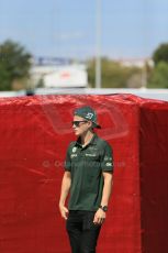 World © Octane Photographic Ltd. Thursday 8th May 2014. Circuit de Catalunya - Spain - Formula 1 Paddock. Caterham F1 Team CT05 – Marcus Ericsson. Digital Ref: 0922lb1d2766