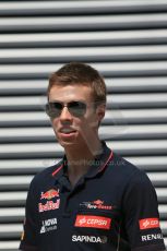 World © Octane Photographic Ltd. Thursday 8th May 2014. Circuit de Catalunya - Spain - Formula 1 Paddock. Scuderia Toro Rosso STR 9 – Daniil Kvyat. Digital Ref: 0922lb1d2816