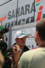 World © Octane Photographic Ltd. Thursday 8th May 2014. Circuit de Catalunya - Spain - Formula 1 Paddock. Sahara Force India VJM07 – Nico Hulkenburg. Digital Ref : 0922lb1d2919