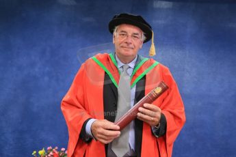 World © Octane Photographic Ltd. Tuesday 1st July 2014. Honorary Graduation at University of Ulster, Coleraine campus, where Gary Anderson was awarded Honorary degree for Doctors of Science for his outstanding contribution to motorsport. Digital Ref: 1004lb1d6096