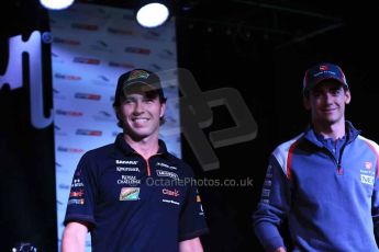 World © Octane Photographic Ltd. F1 USA GP, Austin, Texas, Circuit of the Americas (COTA). Wednesday 30th October 2014 – Fans Forum, Gibson Bar. Sergio Perez – Sahara Force India. Digital Ref : 1142LB1D7086