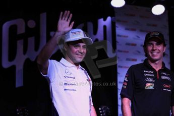 World © Octane Photographic Ltd. F1 USA GP, Austin, Texas, Circuit of the Americas (COTA). Wednesday 30th October 2014 – Fans Forum, Gibson Bar. Felipe Massa – Williams Martini Racing. Digital Ref : 1142LB1D7095