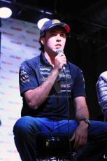 World © Octane Photographic Ltd. F1 USA GP, Austin, Texas, Circuit of the Americas (COTA). Wednesday 30th October 2014 – Fans Forum, Gibson Bar. Sergio Perez – Sahara Force India. Digital Ref : 1142LB1D7154
