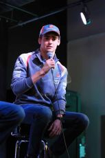 World © Octane Photographic Ltd. F1 USA GP, Austin, Texas, Circuit of the Americas (COTA). Wednesday 30th October 2014 – Fans Forum, Gibson Bar. Esteban Gutierrez – Sauber F1 Team. Digital Ref : 1142LB1D7175