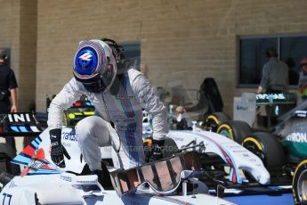 World © Octane Photographic Ltd. Saturday 1st November 2014, F1 USA GP, Austin, Texas, Circuit of the Americas (COTA) - Qualifying. Williams Martini Racing FW36 – Valtteri Bottas. Digital Ref: 1149LB1D0358