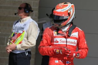 World © Octane Photographic Ltd. Saturday 1st November 2014, F1 USA GP, Austin, Texas, Circuit of the Americas (COTA) - Qualifying. Scuderia Ferrari F14T – Kimi Raikkonen. Digital Ref: 1149LB1D0366