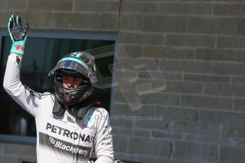 World © Octane Photographic Ltd. Saturday 1st November 2014, F1 USA GP, Austin, Texas, Circuit of the Americas (COTA) - Qualifying. Mercedes AMG Petronas F1 W05 Hybrid - Nico Rosberg. Digital Ref: 1149LB1D0384